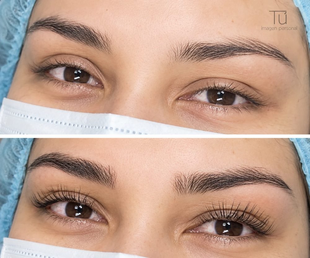 Micropigmentación de cejas, antes y después en TÚ Imagen Personal, Valladolid